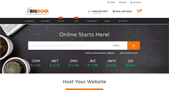 Desktop Screenshot of bigrock.com